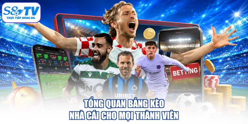 Tổng quan bảng kèo nhà cái cho mọi thành viên